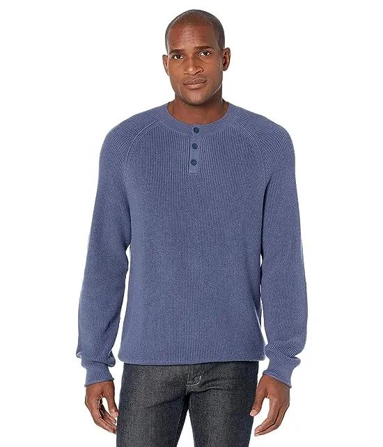 Cloud Soft Henley Sweater