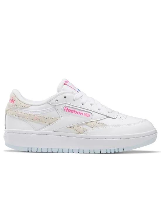 Club C Double sneakers in white/blue/pink