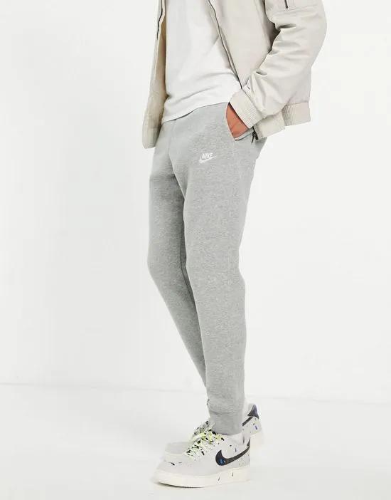 Club Fleece cuffed sweatpants in gray heather - gray