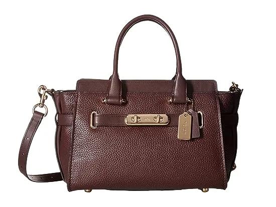 Coach Swagger Carryall 27 In Pebble Leather