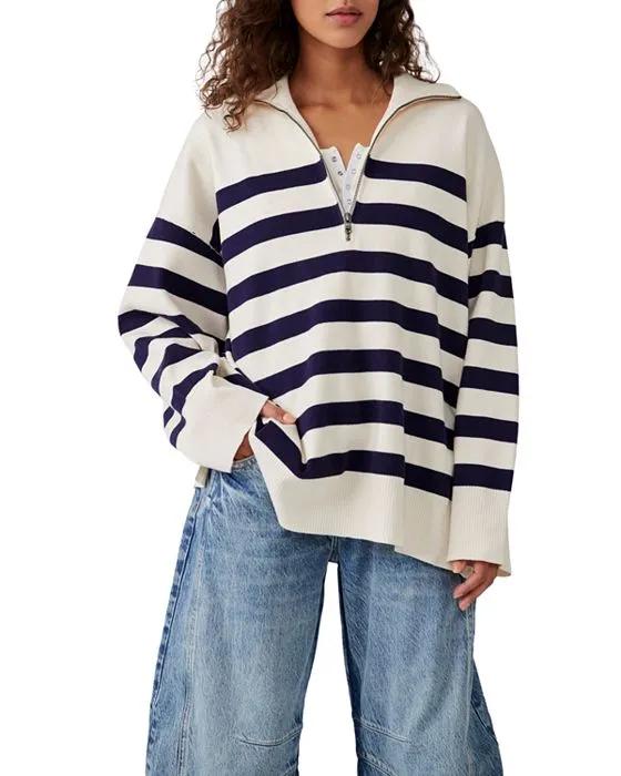 Coastal Stripe Pullover Sweater