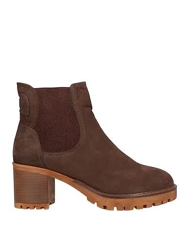 Cocoa Canvas Ankle boot