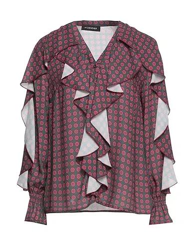 Cocoa Crêpe Patterned shirts & blouses