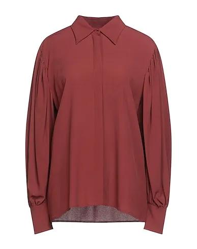 Cocoa Crêpe Solid color shirts & blouses