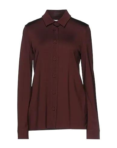 Cocoa Jersey Solid color shirts & blouses