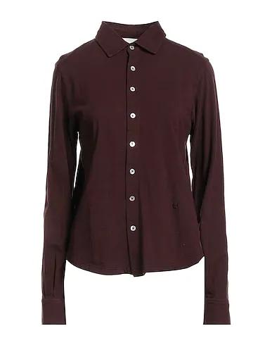 Cocoa Jersey Solid color shirts & blouses
