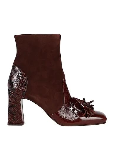 Cocoa Leather Ankle boot