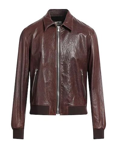 Cocoa Leather Biker jacket