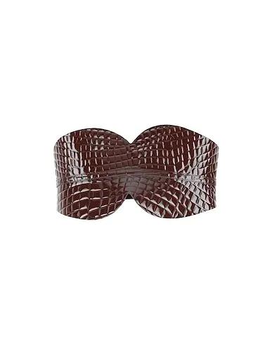 Cocoa Leather High-waist belt