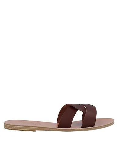 Cocoa Leather Sandals