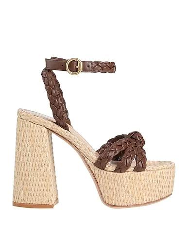 Cocoa Leather Sandals