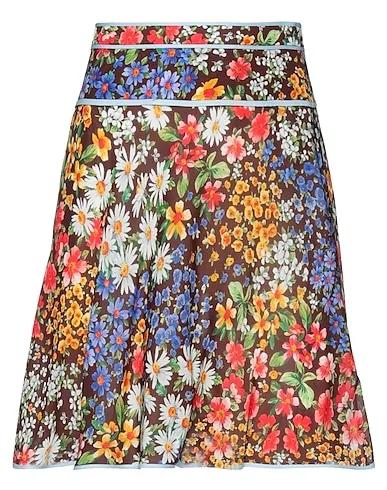 Cocoa Plain weave Mini skirt