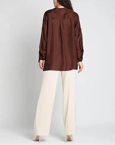 Cocoa Satin Silk shirts & blouses