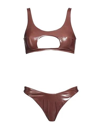 Cocoa Synthetic fabric Bikini