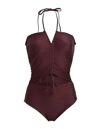 Cocoa Synthetic fabric One-piece swimsuits