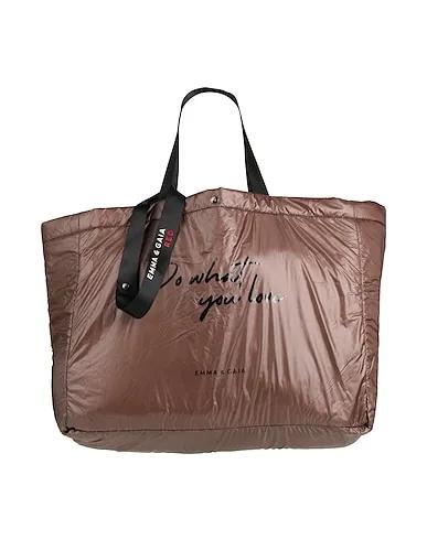 Cocoa Techno fabric Handbag