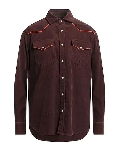 Cocoa Velvet Solid color shirt