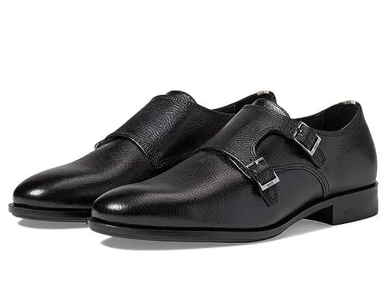 Colby Leather Double Monk Shoes
