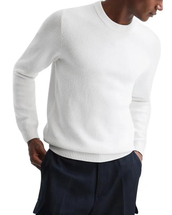 Cole Long Sleeved Ribbed Crewneck Sweater  