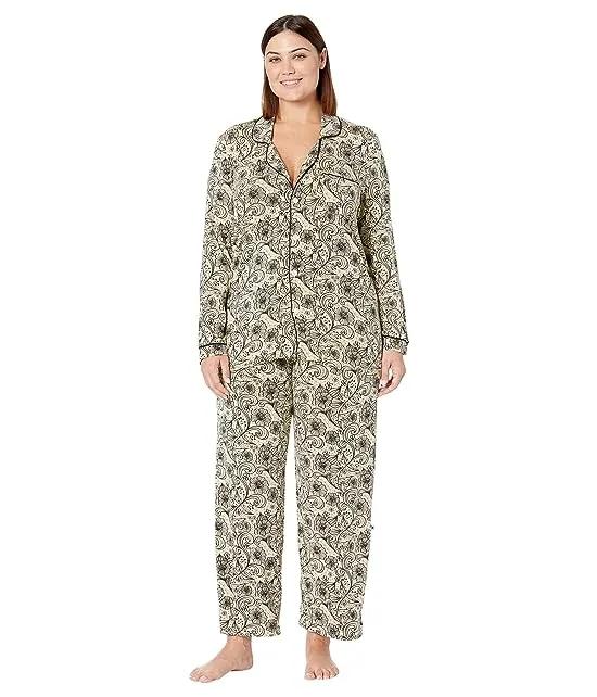 Collared Pajama Set