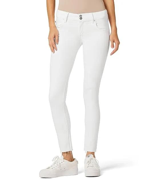 Collin Mid-Rise Skinny Ankle in White