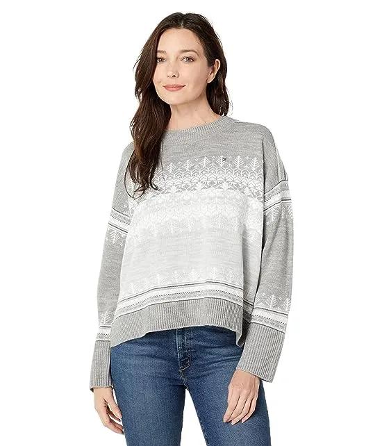 Color-Block Nordic Sweater