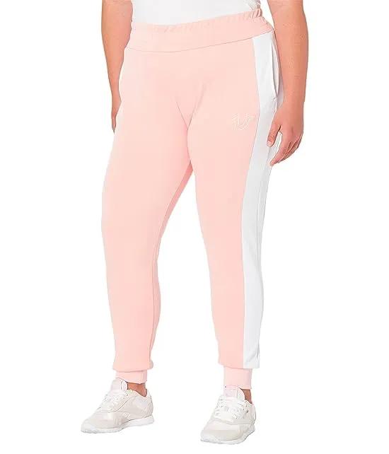 Color-Block Pull-On Joggers