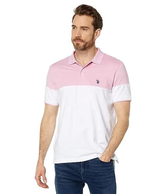 Color-Block Small Pony Jersey Polo