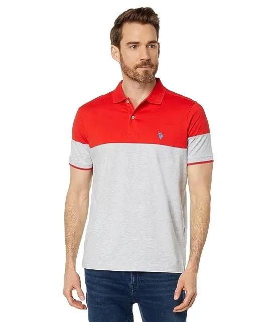 Color-Block Small Pony Jersey Polo
