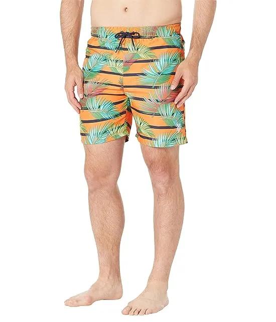 Color Leaf Swim Shorts