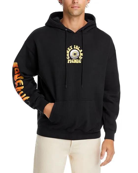 Coney Isalnd Picnic Reflect Cotton Blend Printed Hoodie
