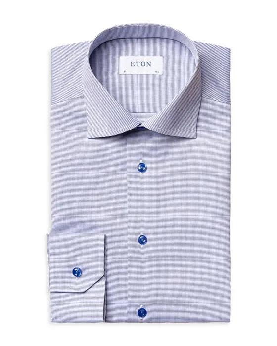 Contemporary Fit Textured Twill Shirt