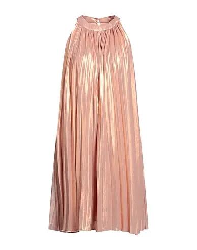 Copper Crêpe Midi dress