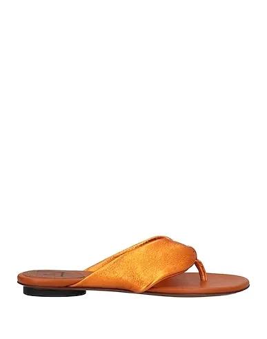 Copper Leather Flip flops