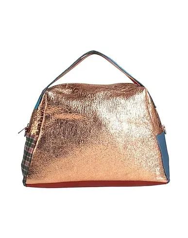 Copper Leather Handbag