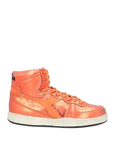 Copper Leather Sneakers
