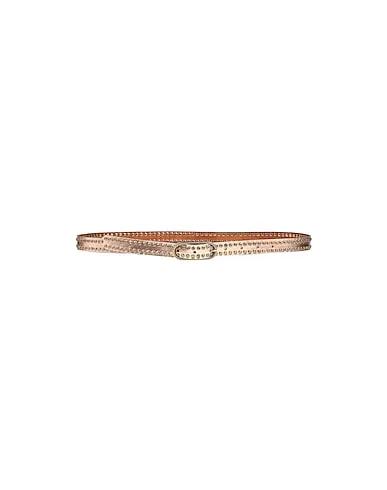 Copper Leather Thin belt