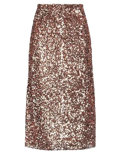 Copper Midi skirt