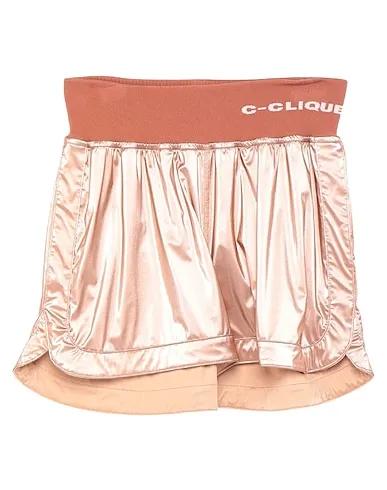 Copper Techno fabric Shorts & Bermuda