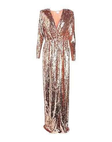 Copper Tulle Long dress