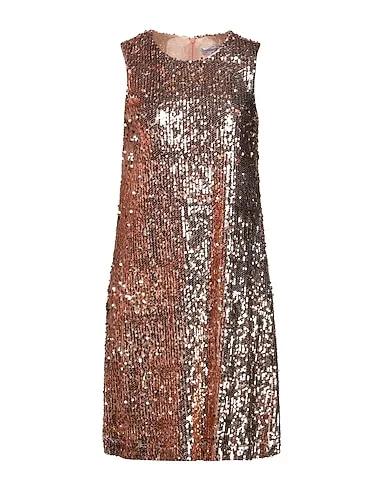 Copper Tulle Short dress