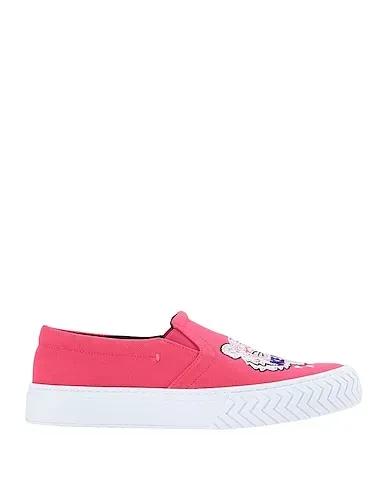 Coral Canvas Sneakers Slip-on
