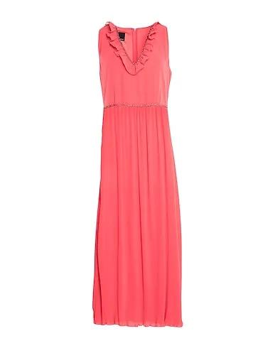 Coral Chiffon Long dress