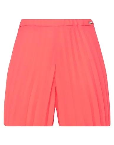 Coral Crêpe Shorts & Bermuda