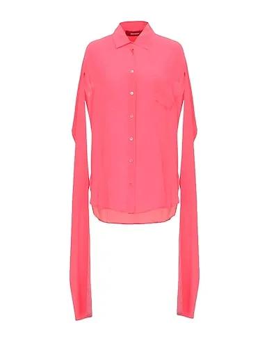 Coral Crêpe Silk shirts & blouses