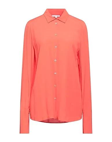 Coral Crêpe Solid color shirts & blouses