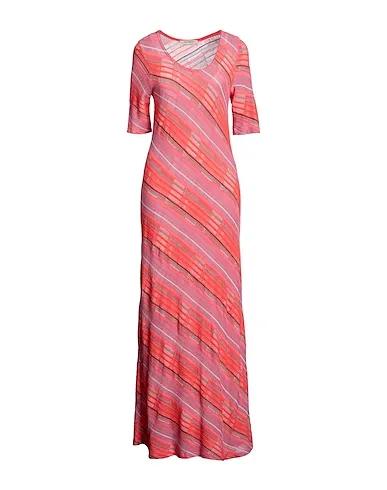 Coral Knitted Long dress