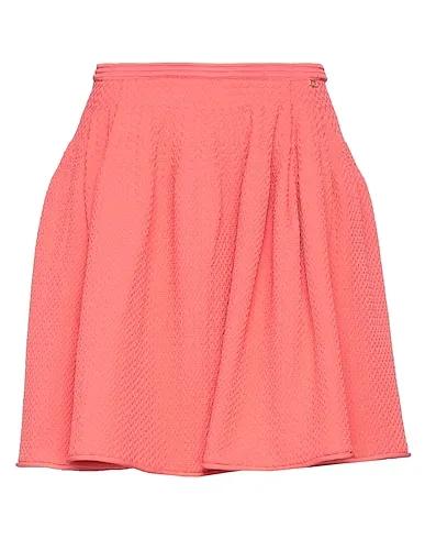 Coral Knitted Mini skirt