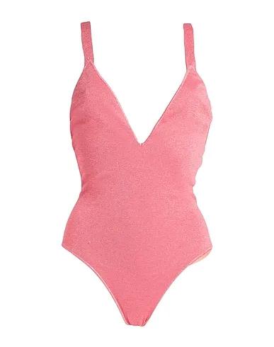 Coral Knitted One-piece swimsuits