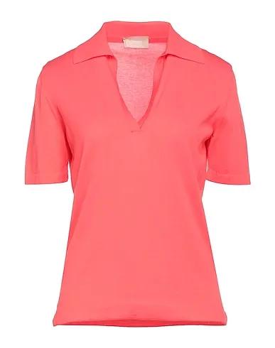Coral Knitted Polo shirt